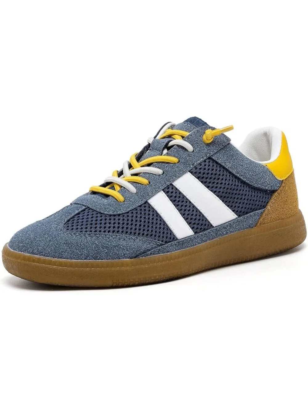 Women's Blue Lightweight Slip On Mesh Breathable Comfortable Casual Sneakers